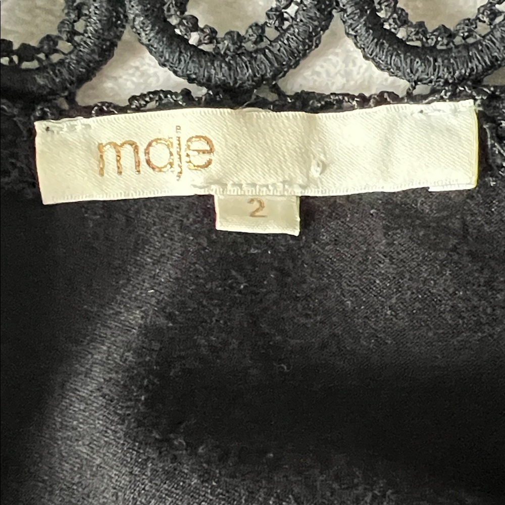 Maje Ravi Grommet-Detail Lace Dress - Picture 8 of 12
